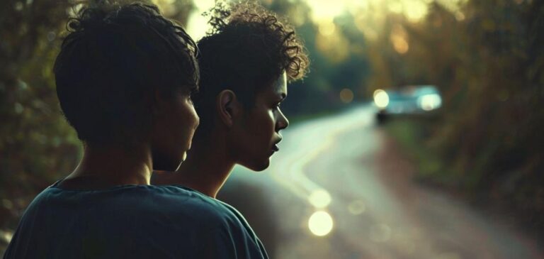 A person thoughtfully considering complex choices, representing the difficult decisions patients face regarding surgical risks and chronic pain.