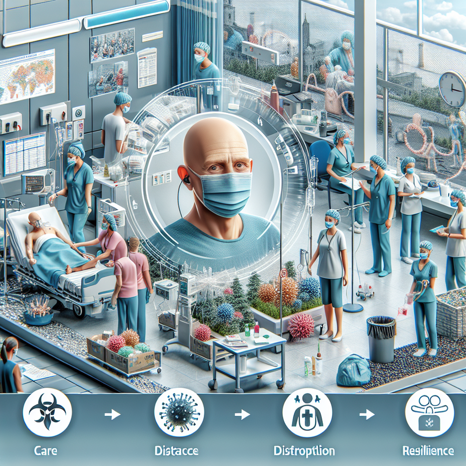 Cancer patient receiving care amid pandemic disruptions.